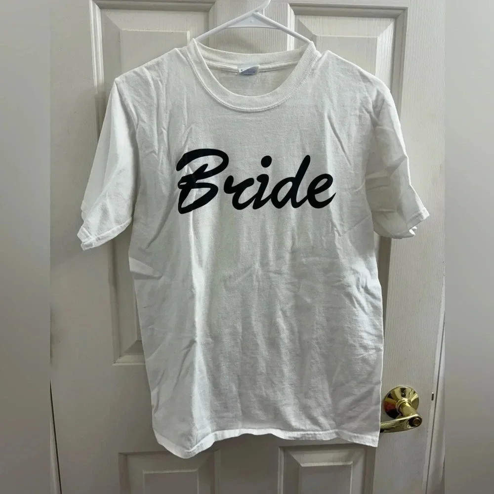 Bride white Short Sleeve tee
